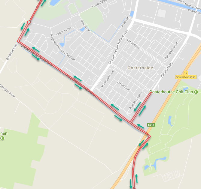 fietsparcours